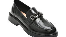 Mocasini negri GRYXX 911 din piele naturala lacuita