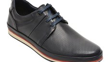 Pantofi bleumarin GRYXX din piele naturala, model 26Y40