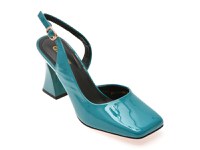 Pantofi eleganti GRYXX albastri, 2033, din piele naturala lacuita - 1
