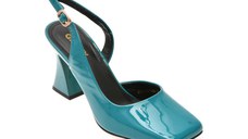 Pantofi eleganti GRYXX albastri, 2033, din piele naturala lacuita