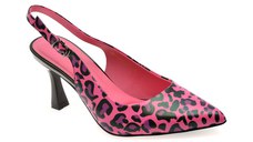 Pantofi eleganti GRYXX fucsia, H814, din piele naturala