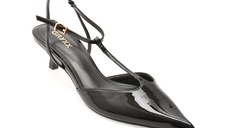 Pantofi eleganti GRYXX negri, 82946, din piele naturala lacuita