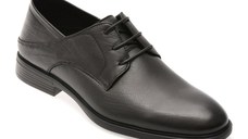 Pantofi eleganti GRYXX negri, WH133, din piele naturala