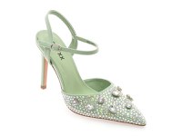 Pantofi eleganti GRYXX verzi, 5267, din material textil - 1