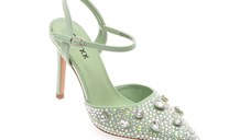 Pantofi eleganti GRYXX verzi, 5267, din material textil