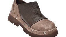 Pantofi gri GRYXX 1767178 din piele intoarsa