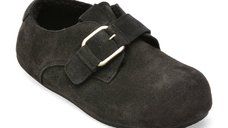Pantofi gri GRYXX 3712 din piele intoarsa