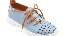 Pantofi GRYXX albastri, 5306, din piele naturala