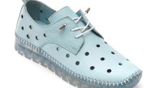 Pantofi GRYXX albastri, MN8006, din piele naturala