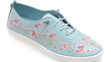 Pantofi GRYXX albastri, MNB01, din piele naturala