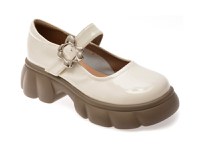 Pantofi GRYXX albi, 15002, din piele naturala lacuita - 1