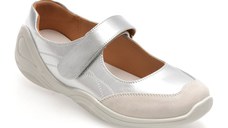 Pantofi GRYXX argintii, 1951, din piele naturala