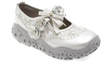 Pantofi GRYXX argintii, AC2011, din material textil