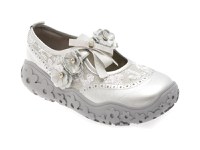 Pantofi GRYXX argintii, AC2011, din material textil - 1
