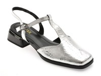 Pantofi GRYXX argintii, E419, din piele naturala - 1