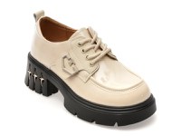 Pantofi GRYXX bej, 70723, din piele naturala lacuita - 1