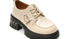 Pantofi GRYXX bej, 70723, din piele naturala lacuita