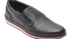 Pantofi GRYXX bleumarin, M6303, din piele naturala