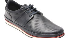 Pantofi GRYXX bleumarin, M6819, din piele naturala