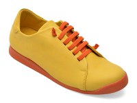 Pantofi GRYXX galbeni, 1601, din piele naturala - 1