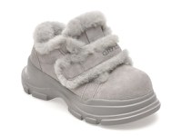 Pantofi GRYXX gri, 2205, din piele intoarsa - 1