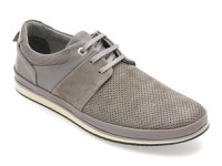 Pantofi GRYXX gri, M6819, din nabuc - 1