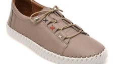 Pantofi GRYXX gri, model EV2950 din piele naturala pentru confort zilnic
