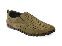 Pantofi GRYXX kaki, 7117908, din nabuc - 1