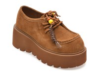 Pantofi GRYXX maro, 523, din piele intoarsa - 1