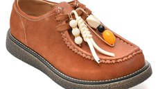 Pantofi GRYXX maro, 9320, din piele intoarsa