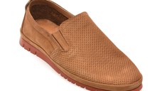 Pantofi GRYXX maro, M6821, din nabuc