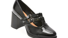 Pantofi GRYXX negri, 1255C11, din piele naturala lacuita