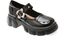 Pantofi GRYXX negri, 15002, din piele naturala lacuita