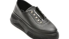Pantofi GRYXX negri, 251KS71, din piele naturala