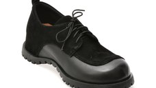 Pantofi GRYXX negri, 2628, din piele intoarsa
