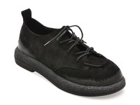 Pantofi GRYXX negri, 3642609, din piele intoarsa - 1