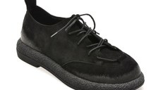 Pantofi GRYXX negri, 3642609, din piele intoarsa