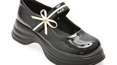 Pantofi GRYXX negri, 3882, din piele naturala lacuita