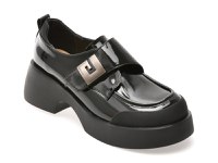 Pantofi GRYXX negri, 5662, din piele naturala lacuita - 1