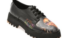 Pantofi GRYXX negri, 5962300, din piele naturala