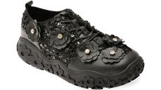 Pantofi GRYXX negri, AC2010, din material textil