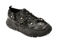 Pantofi GRYXX negri, AC2010, din material textil - 1