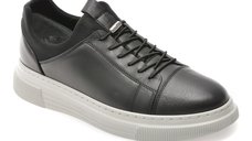 Pantofi GRYXX negri, BS3810, din piele naturala