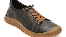 Pantofi GRYXX negri, EV2967, din piele naturala