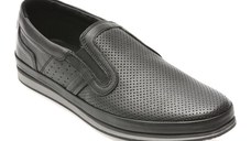 Pantofi GRYXX negri, M6303, din piele naturala