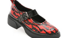 Pantofi GRYXX rosii, 387383, din piele naturala