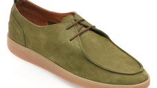 Pantofi GRYXX verzi, 12802, din nabuc