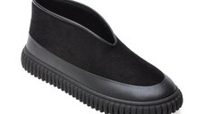 Pantofi negri GRYXX 208616 din piele intoarsa