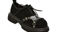 Pantofi negri GRYXX, model 3647053, din piele intoarsa