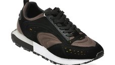 Pantofi sport barbatesti GRYXX M031, negri, din piele naturala si material textil